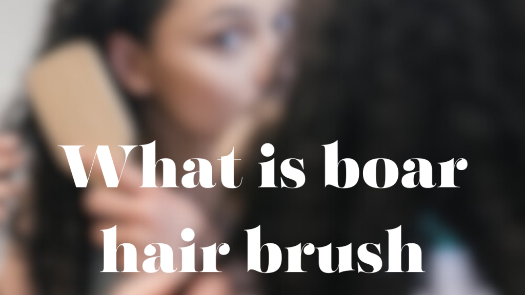 what is Boar Hair Brush | Complete Guide